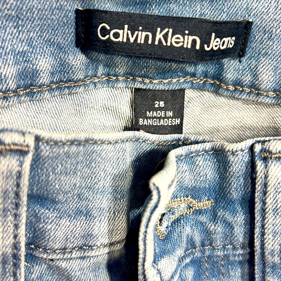 25 Jeans Calvin Klein Mid Rise Skinny - Picture 5 of 10